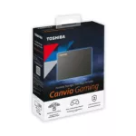 هارد اکسترنال توشیبا مدل Canvio Gaming ظرفیت چهار ترابایت دارای رابط USB Type-A 3.2
