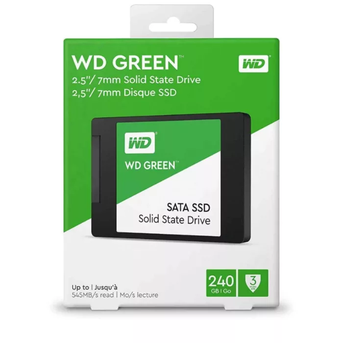 اس اس دی اینترنال وسترن دیجیتال مدل Green ظرفیت 240 گیگابایت