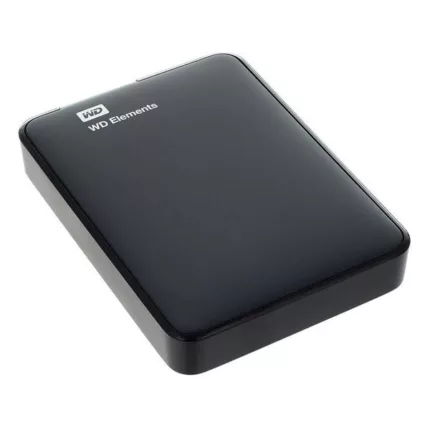 هارد اکسترنال وسترن دیجیتال مدل Elements ظرفیت یک ترابایت دارای رابط USB Type-A 3.2