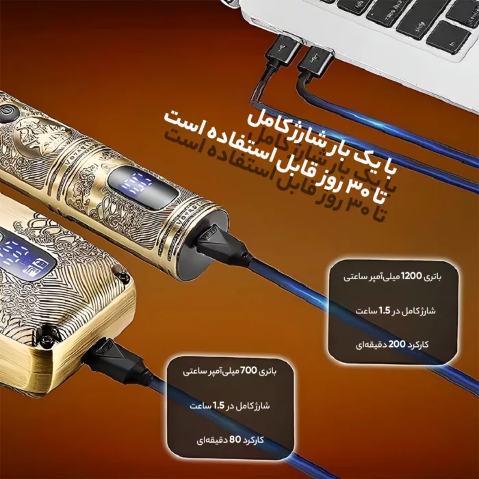 ماشین اصلاح موی سر وی جی آر مدل V-649 به همراه کاشین اصلاح صورت مدل 01