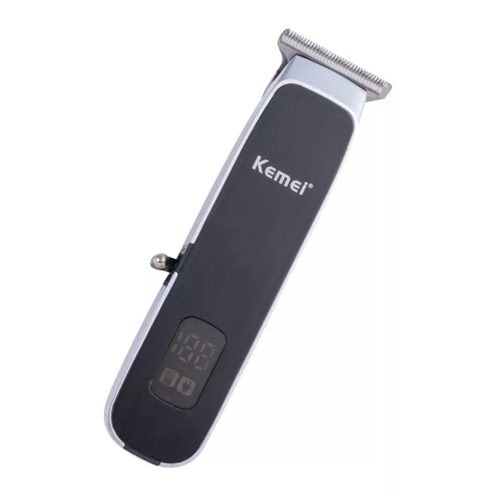 ماشین اصلاح موی سر و صورت کیمی مدل KM-1893، اصلاح به صورت خط زن، طراحی ارگونومیک، منبع انرژی با باتری، تکنولوژی اصلاح به صورت برش مستقیم، مدت زمان شارژ 120 دقیقه و مدت زمان استفاده پس از شارژ 90 دقیقه، به همراه برس تمیزکننده، کابل شارژ USB و روغن