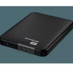 هارد اکسترنال وسترن دیجیتال مدل Elements ظرفیت یک ترابایت دارای رابط USB Type-A 3.0