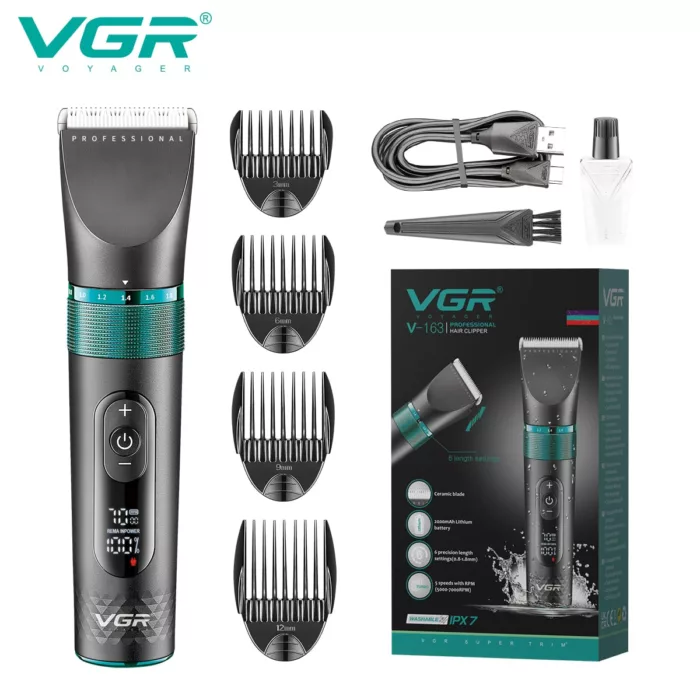 ماشین اصلاح موی سر و صورت وی جی ار مدل V-163