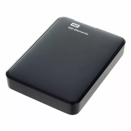 هارد اکسترنال وسترن دیجیتال مدل Elements ظرفیت یک ترابایت دارای رابط USB Type-A 3.2