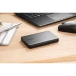 هارد اکسترنال توشیبا مدل Canvio Basics ظرفیت یک ترابایت دارای رابط USB Type-A 3.0