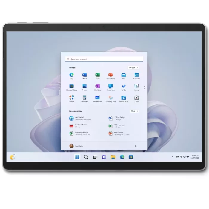 تبلت مایکروسافت مدل Surface Pro 9-i7 1265U ظرفیت 512 گیگابایت و رم 16 گیگابایت