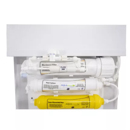 دستگاه تصفیه کننده آب آکوآ اسپرینگ مدل RO-S7-WZ 7300 به همراه رسوبگیر گلیتز و فیلتر مجموعه 4 عددی