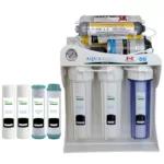 دستگاه تصفیه کننده آب آکوآ اسپرینگ مدل RO-SF5580 به همراه فیلتر تصفیه آب مجموعه 4 عددی