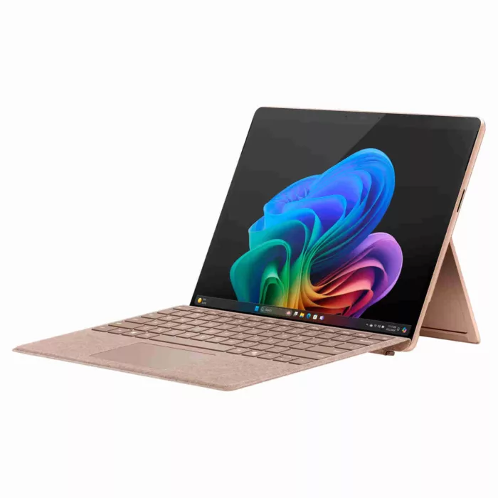 تبلت 13 اینچی مایکروسافت مدل Surface Pro 11-Snapdragon X Elite OLED ظرفیت 512 گیگابایت و رم 16 گیگابایت به همراه کیبورد Surface Pro Copilot