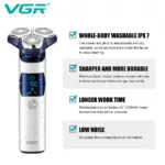ماشین اصلاح موی صورت وی جی ار مدل V-328