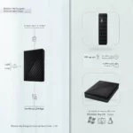 هارد اکسترنال وسترن دیجیتال مدل My Passport ظرفیت چهار ترابایت دارای رابط USB Type-A 3.0