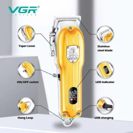 ماشین اصلاح موی سر و صورت وی جی ار مدل V-092