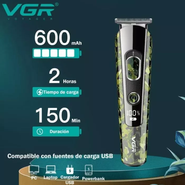 ماشین اصلاح موی سر و صورت وی جی ار مدل V-698