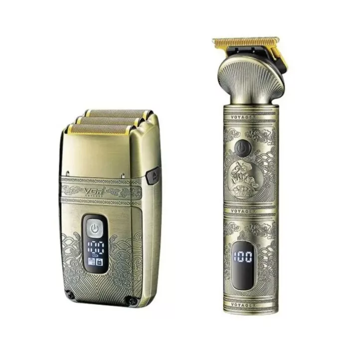 ماشین اصلاح موی سر وی جی آر مدل V-649 به همراه کاشین اصلاح صورت مدل 01