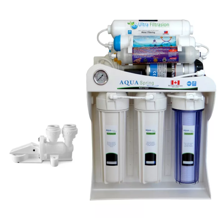 دستگاه تصفیه کننده آب آکوآ اسپرینگ مدل UF-SF4000 به همراه کیت نشتی گیر