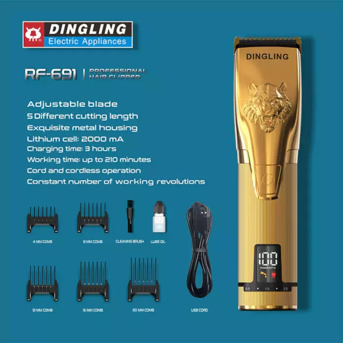 ماشین اصلاح موی سر دینگ لینگ مدل RF-691