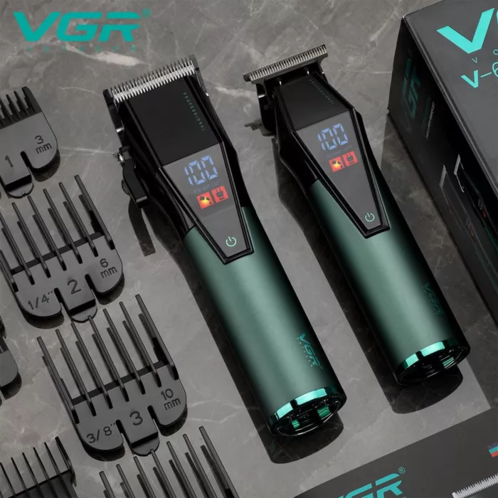 ست ماشین اصلاح موی صورت و بدن وی جی ار مدل V-677