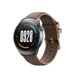ساعت هوشمند میبرو مدل Watch Lite 3 مناسب برای ورزش، روزمره، رسمی، دارای قابلیت‌های صفحه نمایش رنگی و لمسی، قابلیت مکالمه از طریق بلوتوث، بند چرم، فرم صفحه دایره