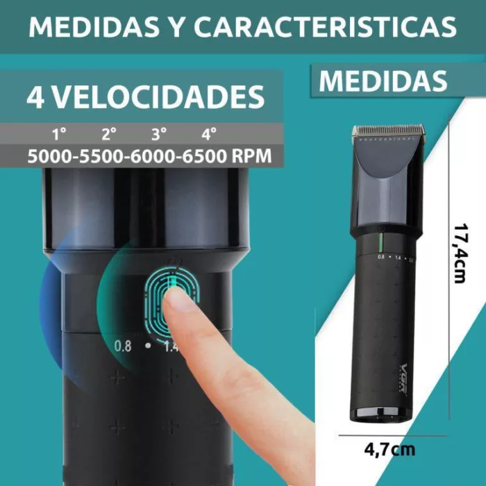 ماشین اصلاح موی سر و صورت وی جی ار مدل V-698