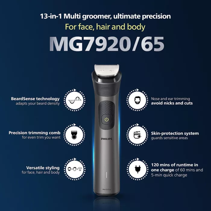 ماشین اصلاح موی صورت فیلیپس مدل MG7920