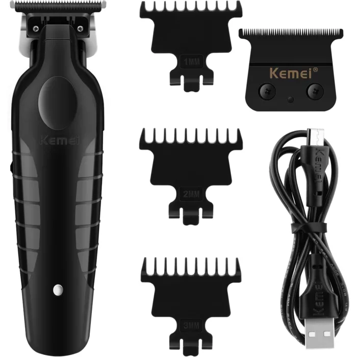 ماشین اصلاح مو سر و صورت شارژی کیمی مدل km-2299 به همراه تیغه یدک