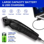 ماشین اصلاح مو سر و صورت شارژی کیمی مدل km-2299 به همراه تیغه یدک