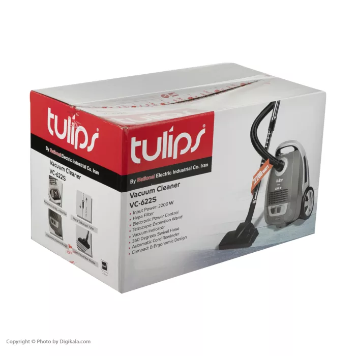 جاروبرقی 2200 وات تولیپس مدل VC-622S