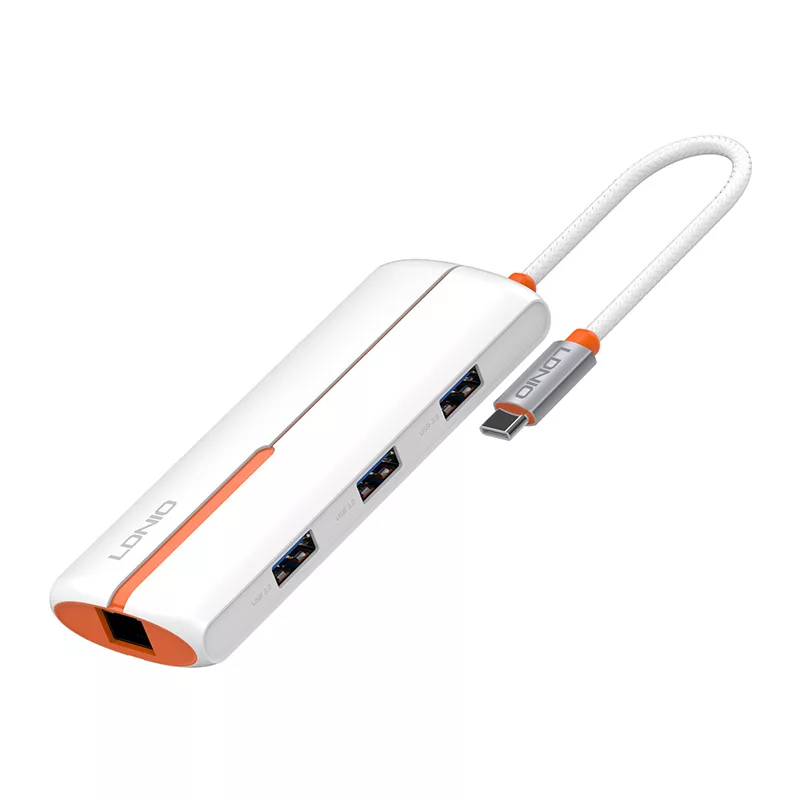 هاب 6 پورت USB-C الدینیو مدل DS-26U هاب 6 پورت USB-C الدینیو مدل DS-26U