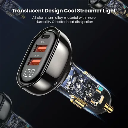 شارژر فندکی 95 وات هیسکا مدل HCC-326