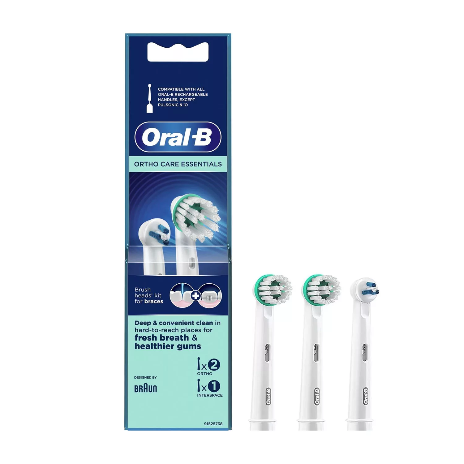 سری یدک مسواک برقی اورال-بی مدل ارتودنسی بسته 3 عددی سری یدک مسواک برقی اورال-بی مدل ارتودنسی بسته 3 عددی