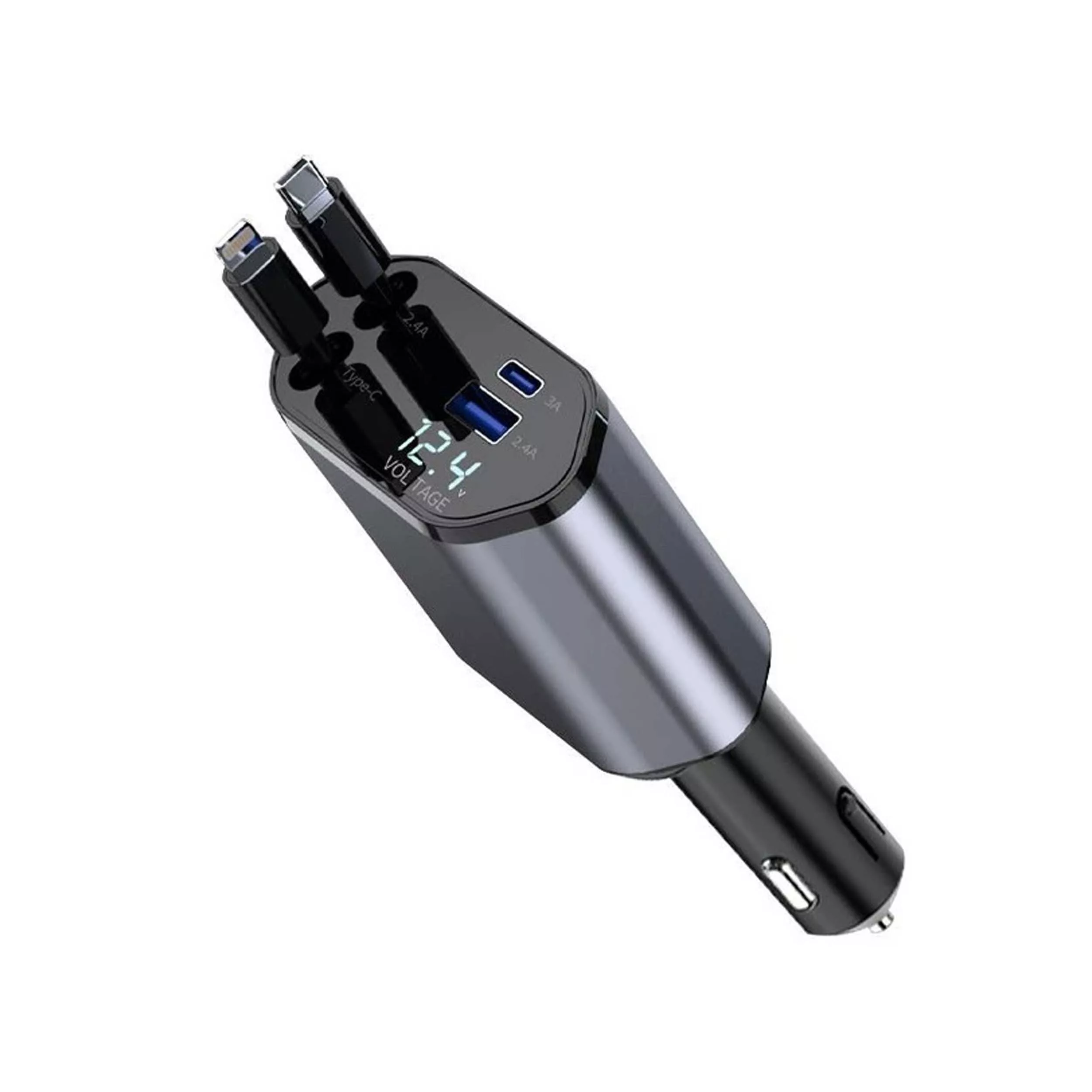 شارژر فندکی 120 وات 4 پورت مدل ML-102 شارژر فندکی 120 وات 4 پورت مدل ML-102