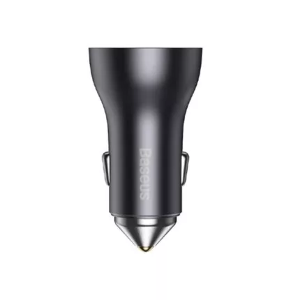 شارژر فندکی 60 وات بیسوس مدل Dual USB-C CGJM000213