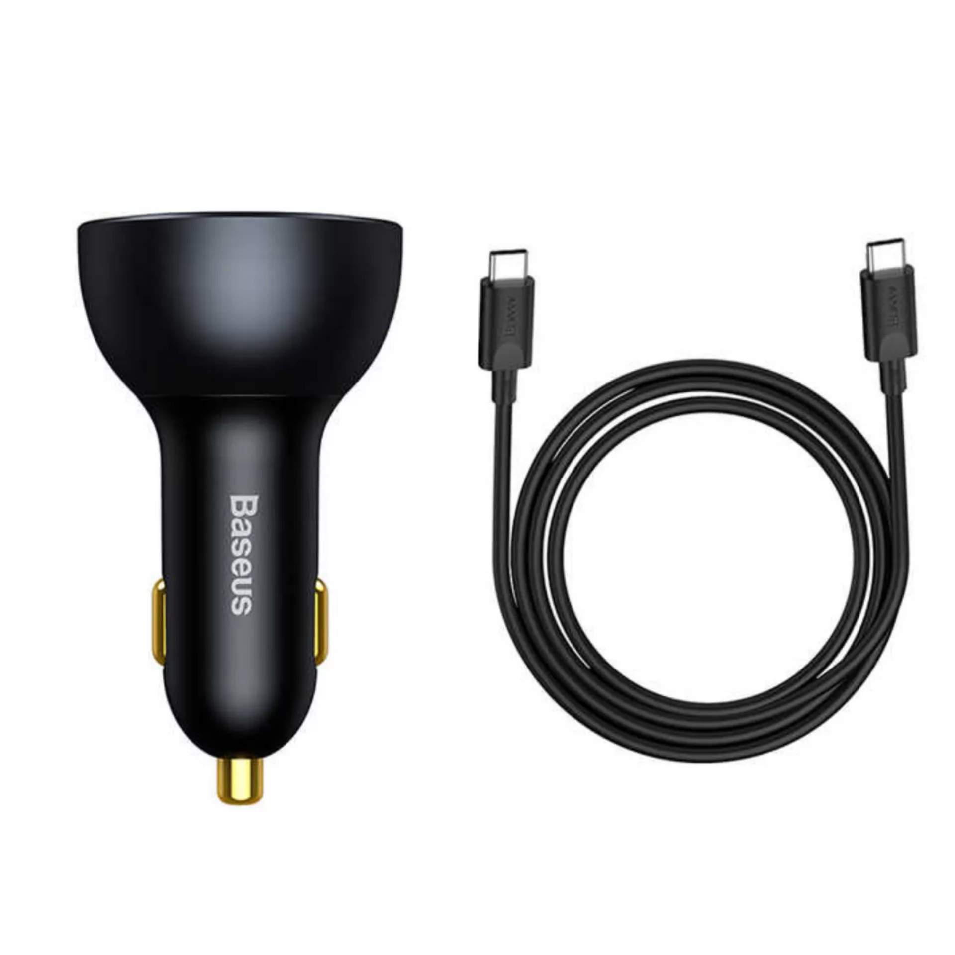 شارژر فندکی باسئوس مدل Multi-port Fast Charge 160W به همراه کابل تبدیل Usb-c شارژر فندکی باسئوس مدل Multi-port Fast Charge 160W به همراه کابل تبدیل Usb-c