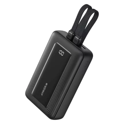 پاوربانک انکر مدل A1681 ظرفیت 20000 میلی آمپر ساعت به همراه کابل لایتنیگ و کابل USB Type-C