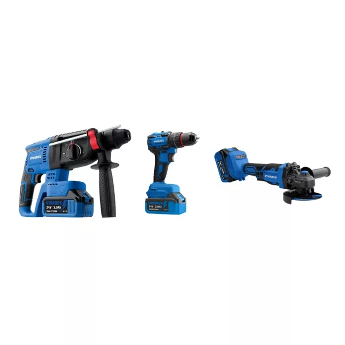 دریل پیچ گوشتی ویوارکس مدل VR2403-BCK مجموعه سه عددی دریل پیچ گوشتی ویوارکس مدل VR2403-BCK مجموعه سه عددی
