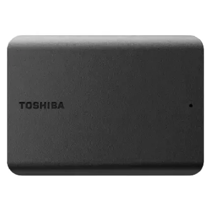 هارد اکسترنال توشیبا مدل Canvio Basics ظرفیت دو ترابایت دارای رابط USB Type-A 3.2